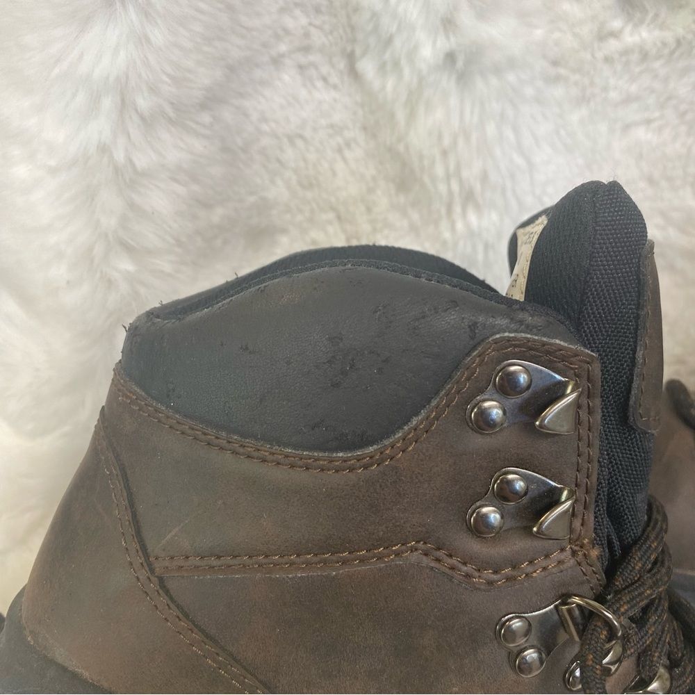 Alpine Design Grand woman brown leather waterproof hiking boots 6.5 - Picture 5 of 14